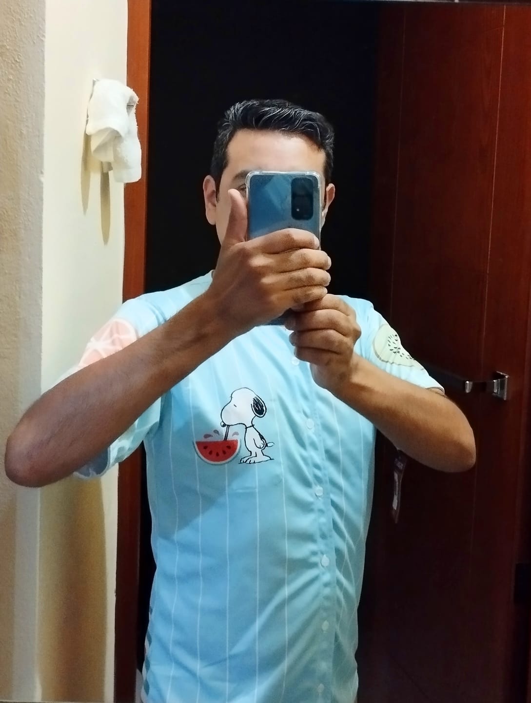 Customer photo review of Beisbolera Snoopy Cheers