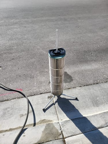 Customer photo review of Cyclone Pool Filter Cleaning System