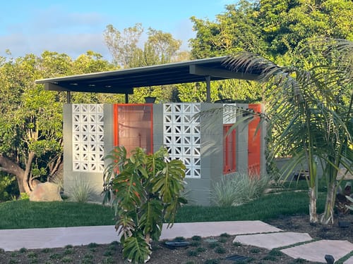 Traverse White 7 5 Cement Breeze Block