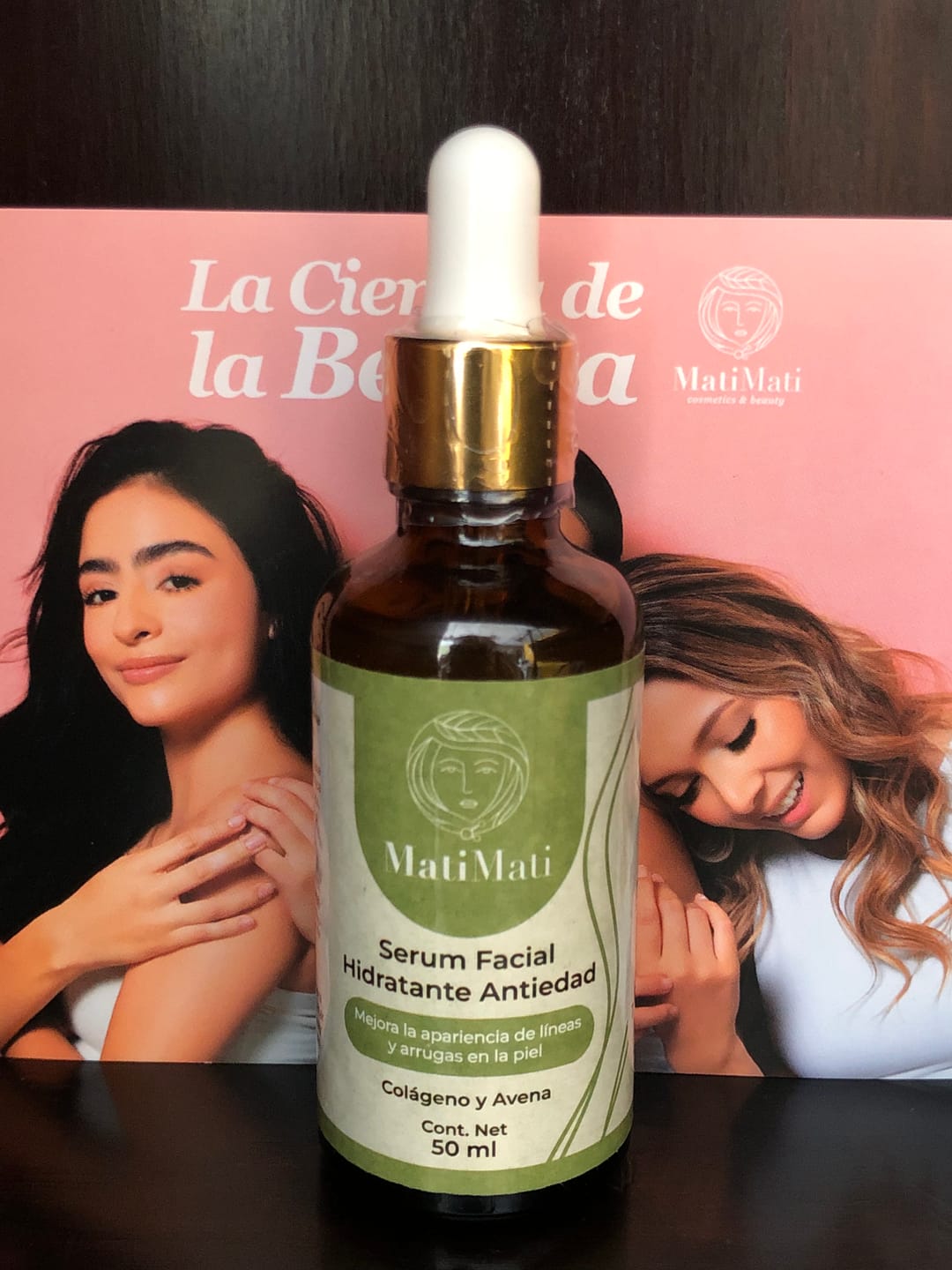 Customer photo review of Serum Facial Hidratante Antiedad