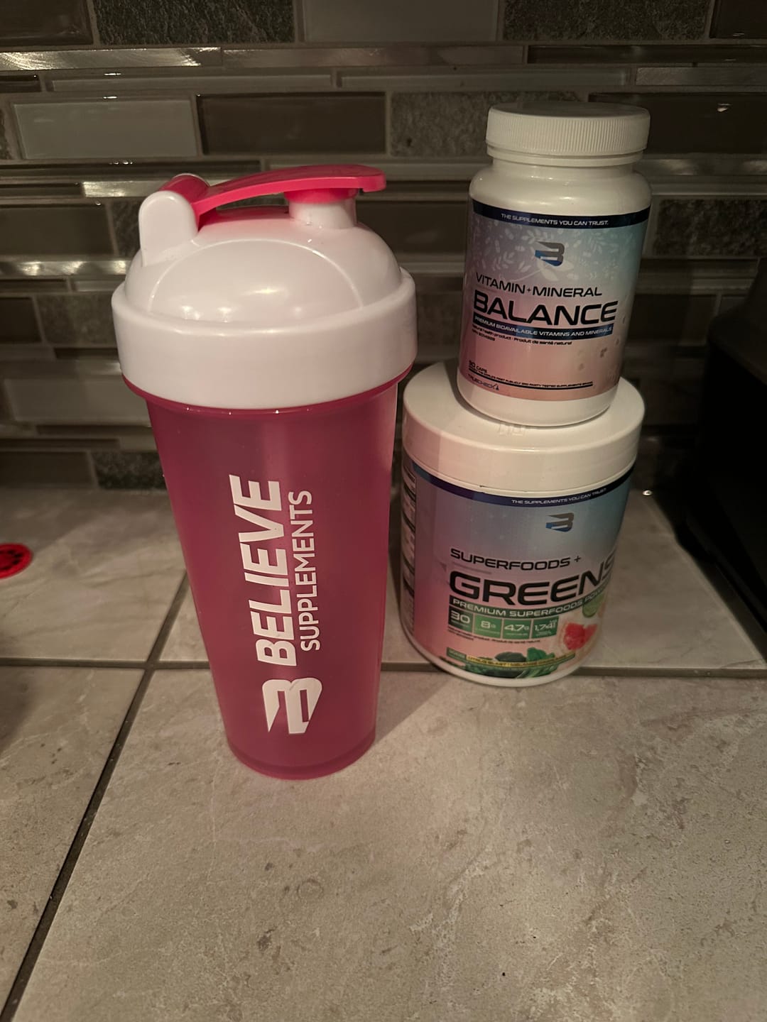 Customer photo review of Believe Shaker