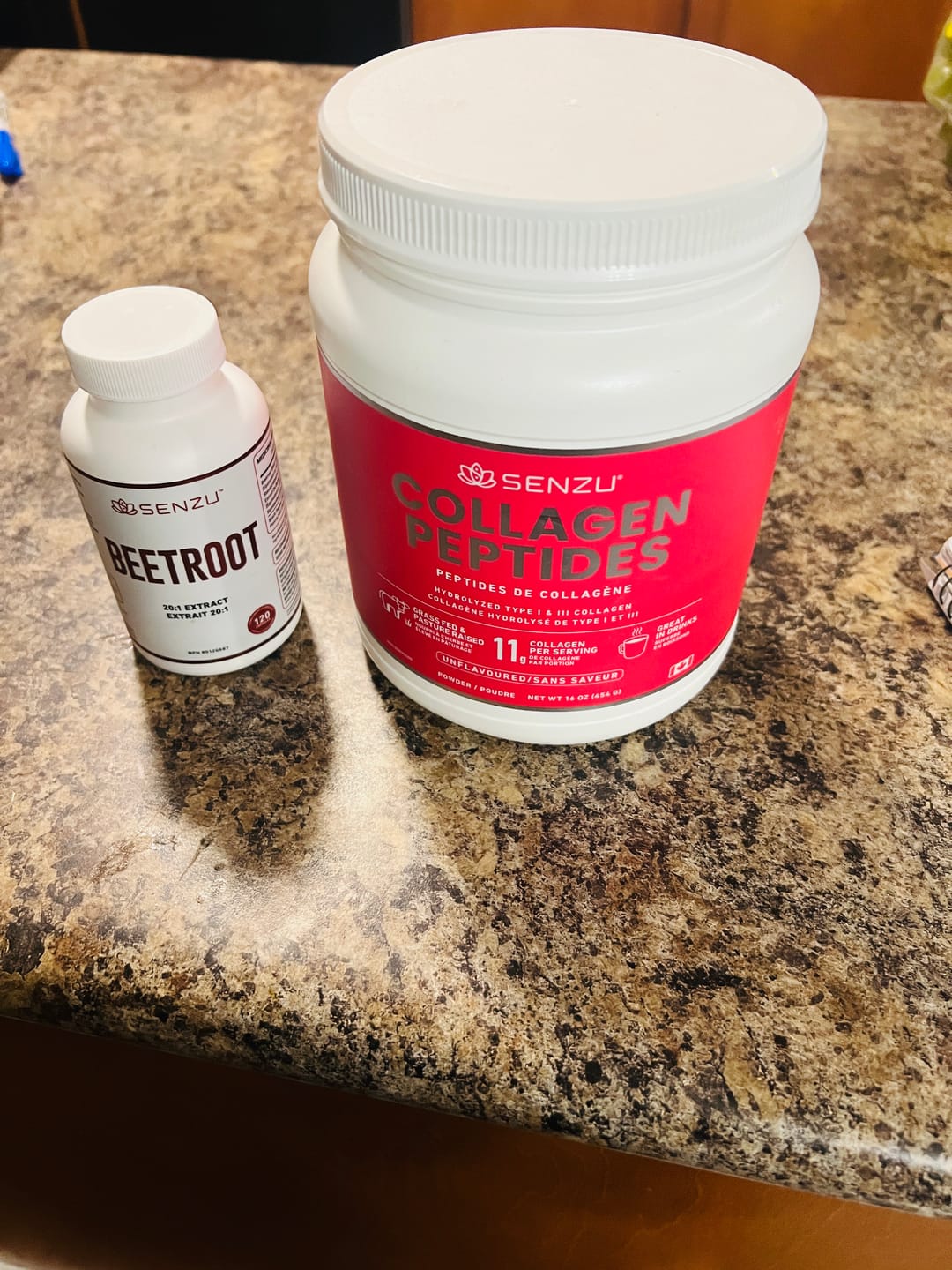 Customer photo review of Collagen Peptides Protein Powder (454g)