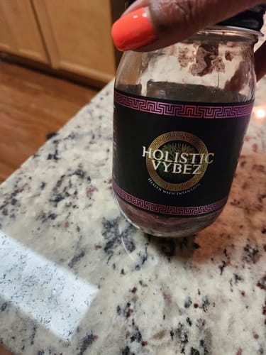 Customer photo review of Elderberry and Soursop Infused Sea Moss Gel