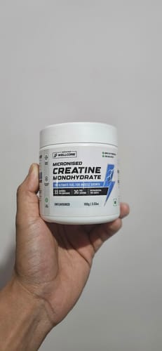 Customer photo review of Wellcore - Micronised Creatine Monohydrate (100g, 33 Servings)