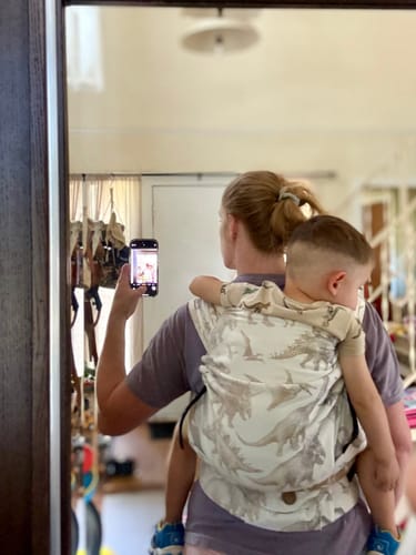 Customer photo review of Jurassic Park Ice Desert Preschool LennyHybrid Half Buckle by LennyLamb