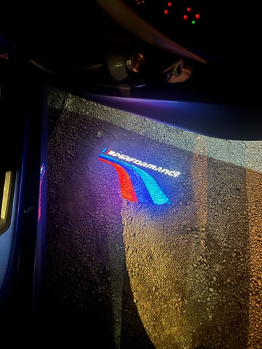Customer photo review of BMW F SERIES DOOR LIGHTS