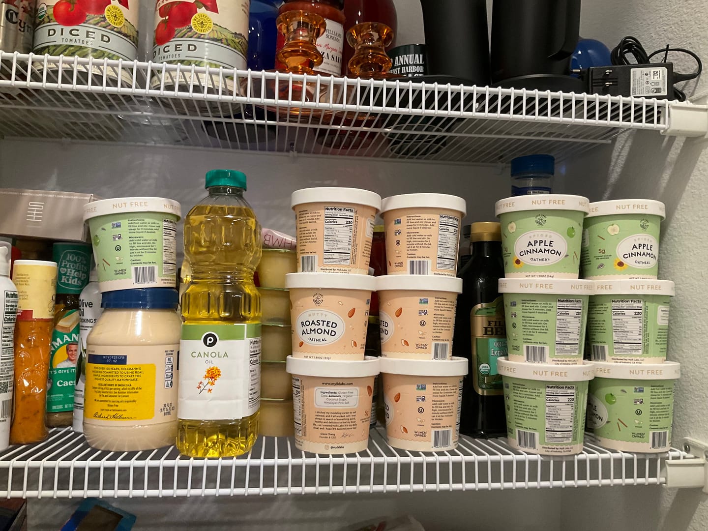 Customer photo review of Apple Cinnamon Oatmeal