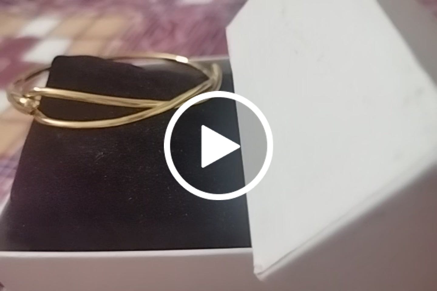 Customer video review of Twisted Gold Cuff Bracelet