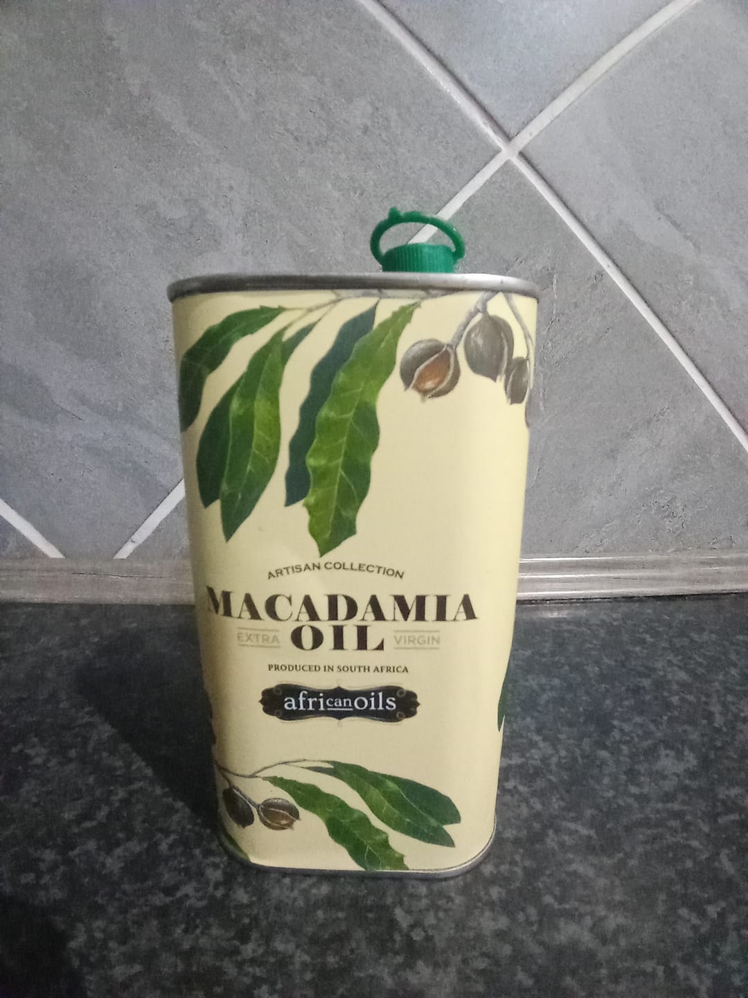 Customer photo review of Extra Virgin Macadamia Oil