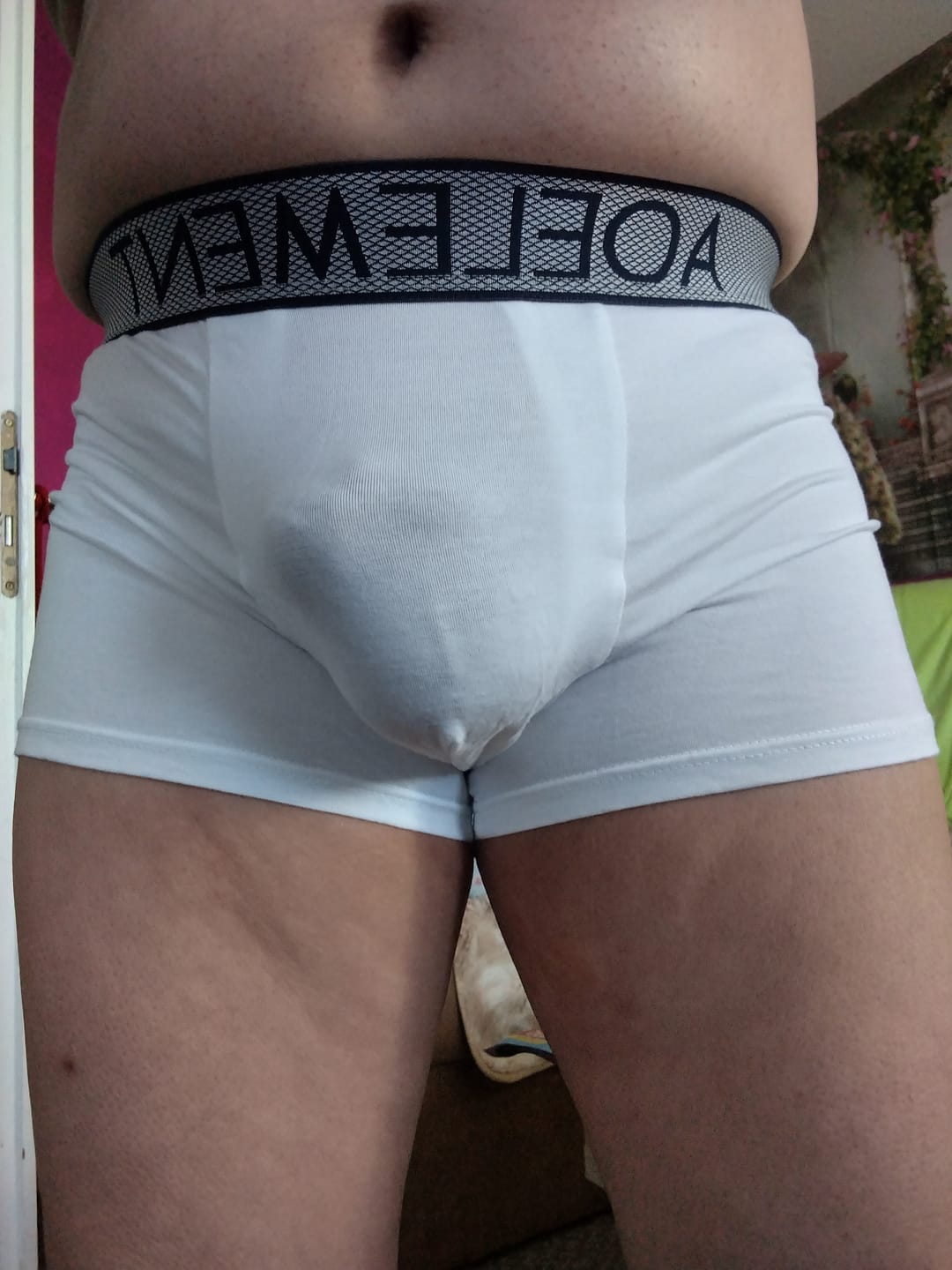 Customer photo review of Aoelemen 3 Pack Men's Large Ball Support Pouch Unerwear