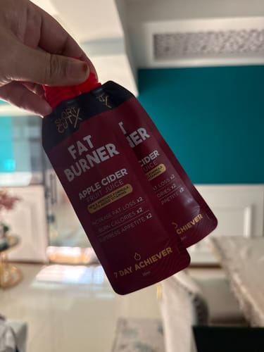 Customer photo review of Bundle of 4: Fat Burner Apple Cider Fruit Juice