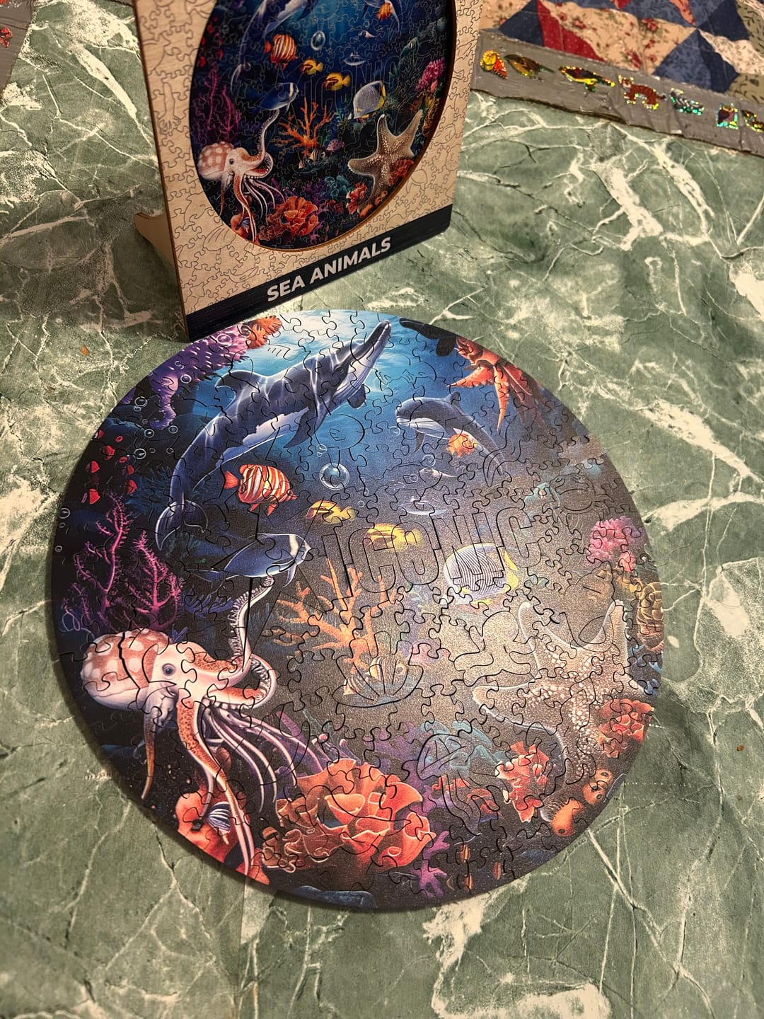 Customer photo review of Sea Animals - Wooden Puzzle