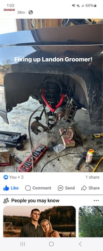 Customer photo review of Upper Control Arm for 07-18 Chevy Silverado GMC Sierra Cadillac 2"-4" Lifted With Front Stabilizer Sway Bar Link KSP
