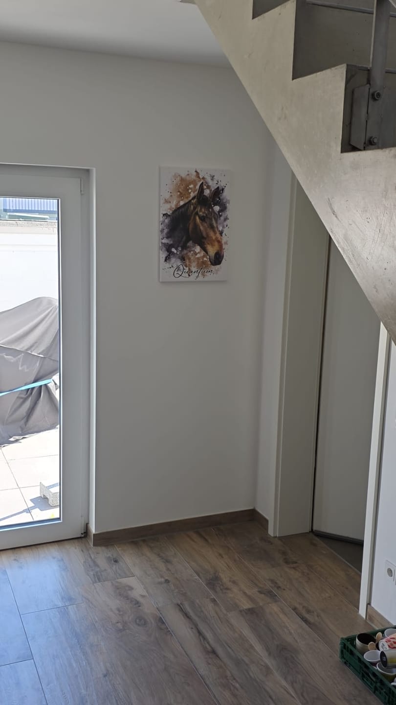 Customer photo review of Dein Pferd als Wasserfarben Portrait