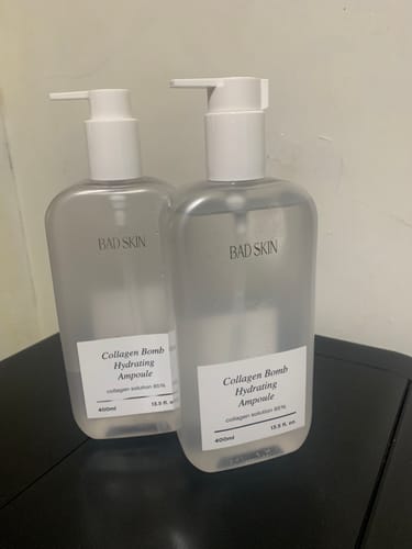 Customer photo review of Bad Skin™ Korean Collagen Bomb Hydrating Ampoule