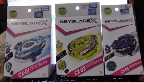 Customer photo review of [Pre-Order] Takara Tomy Beyblade CX Bundle (CX-01, CX-02, CX-03)