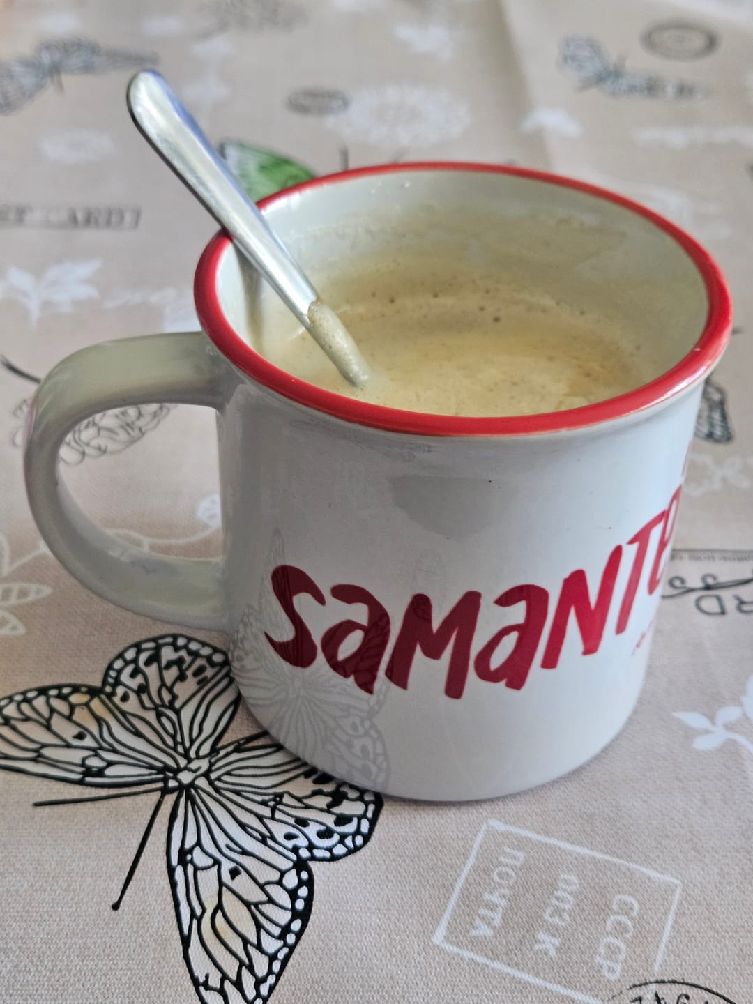 Customer photo review of Taza "Samanté!" vintage