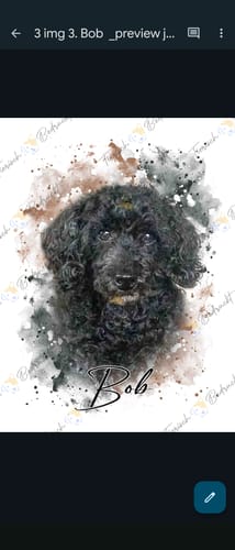 Irene W. review of Your Pet as Watercolor Portrait image 1 out of 1