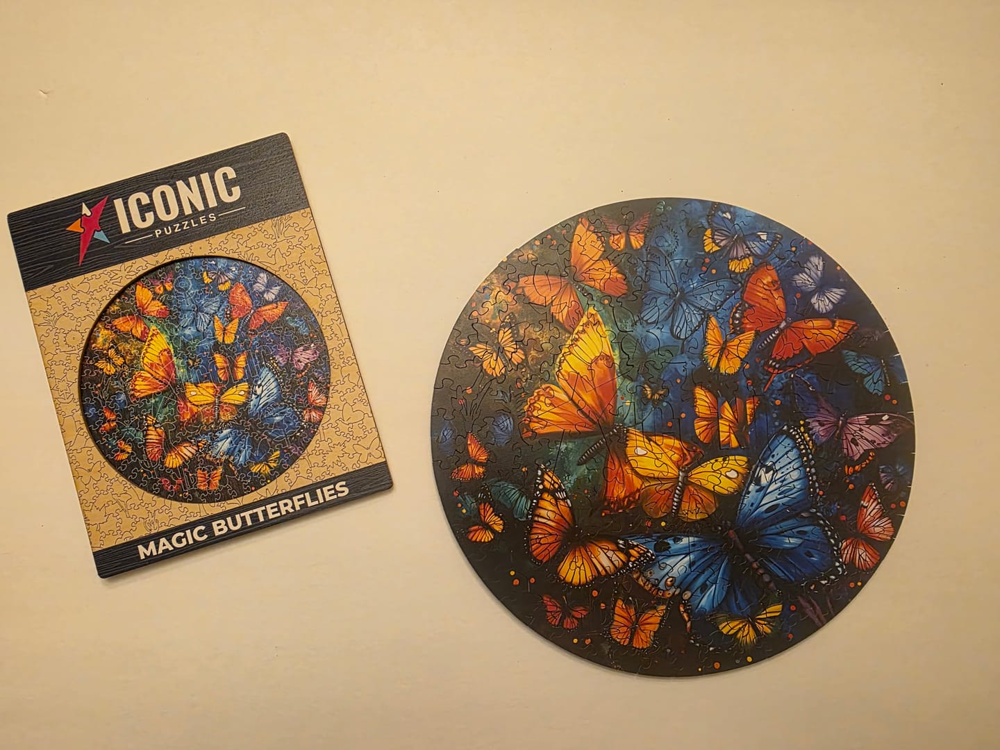 Customer photo review of Magic Butterflies - Wooden Puzzle
