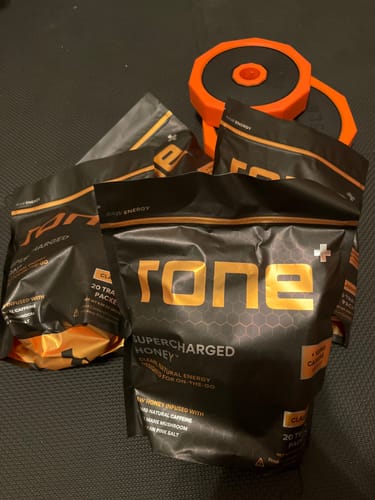 Customer photo review of (20-Pack) SuperCharged Honey - 100mg Caffeine