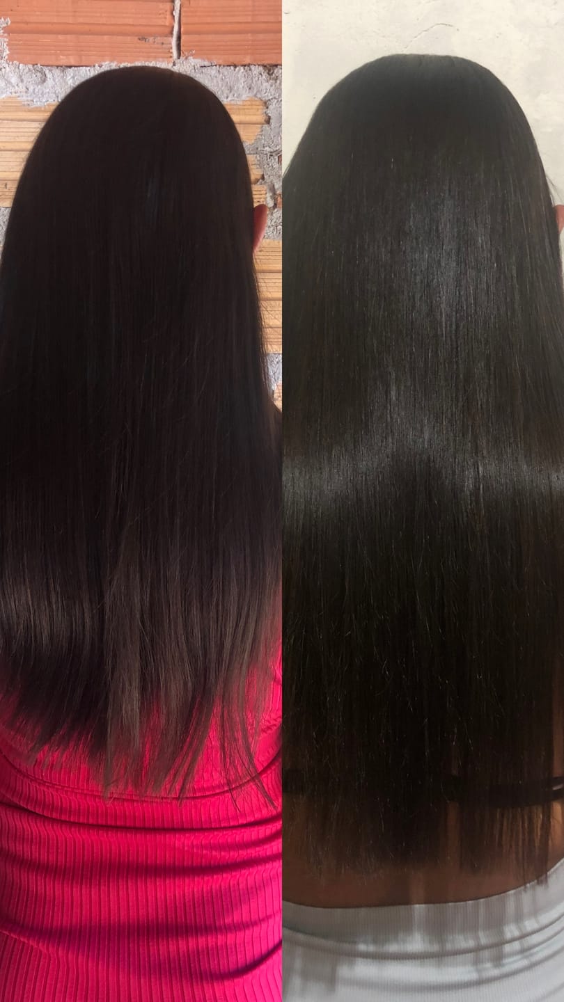 Customer photo review of Happy Hair 3 Potes