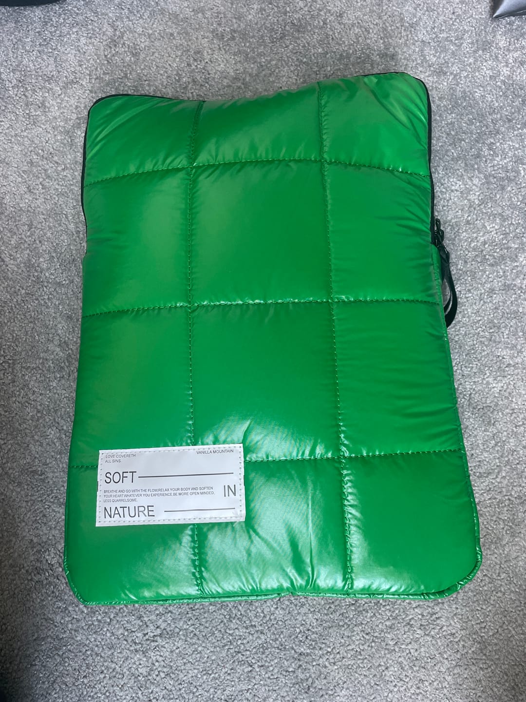 Customer photo review of Puffer MacBook & iPad Case