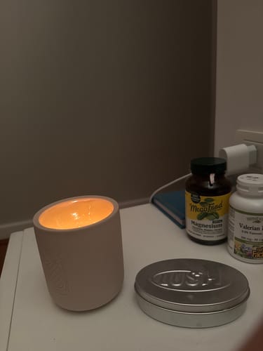 Customer photo review of Ceramic Tropical Candle