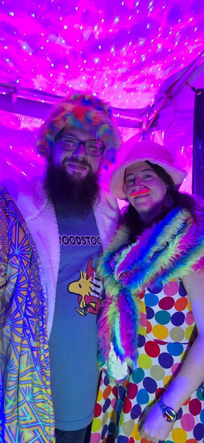 Customer photo review of "Flower of Tron" HOODED CLOAK