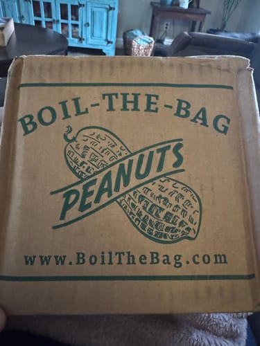 Customer photo review of Boil-The-Bag Boiled Peanuts - 2 Bags