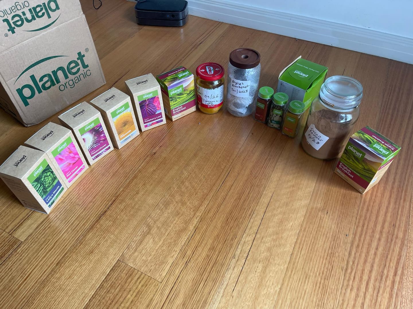 Customer photo review of English Breakfast 50 Teabags - Certified Organic