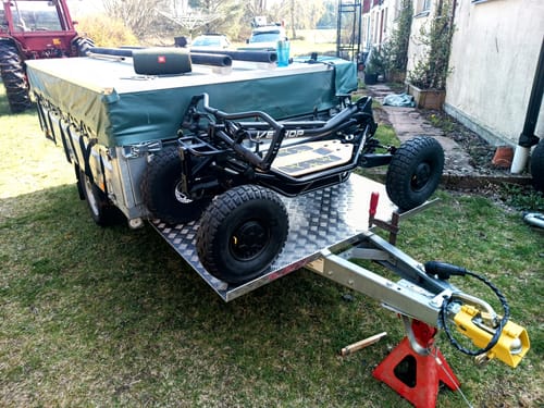 Customer photo review of Trottinette tout terrain à 4 roues motrices avec selle pliable 3200w / 6400w 40ah Veehop