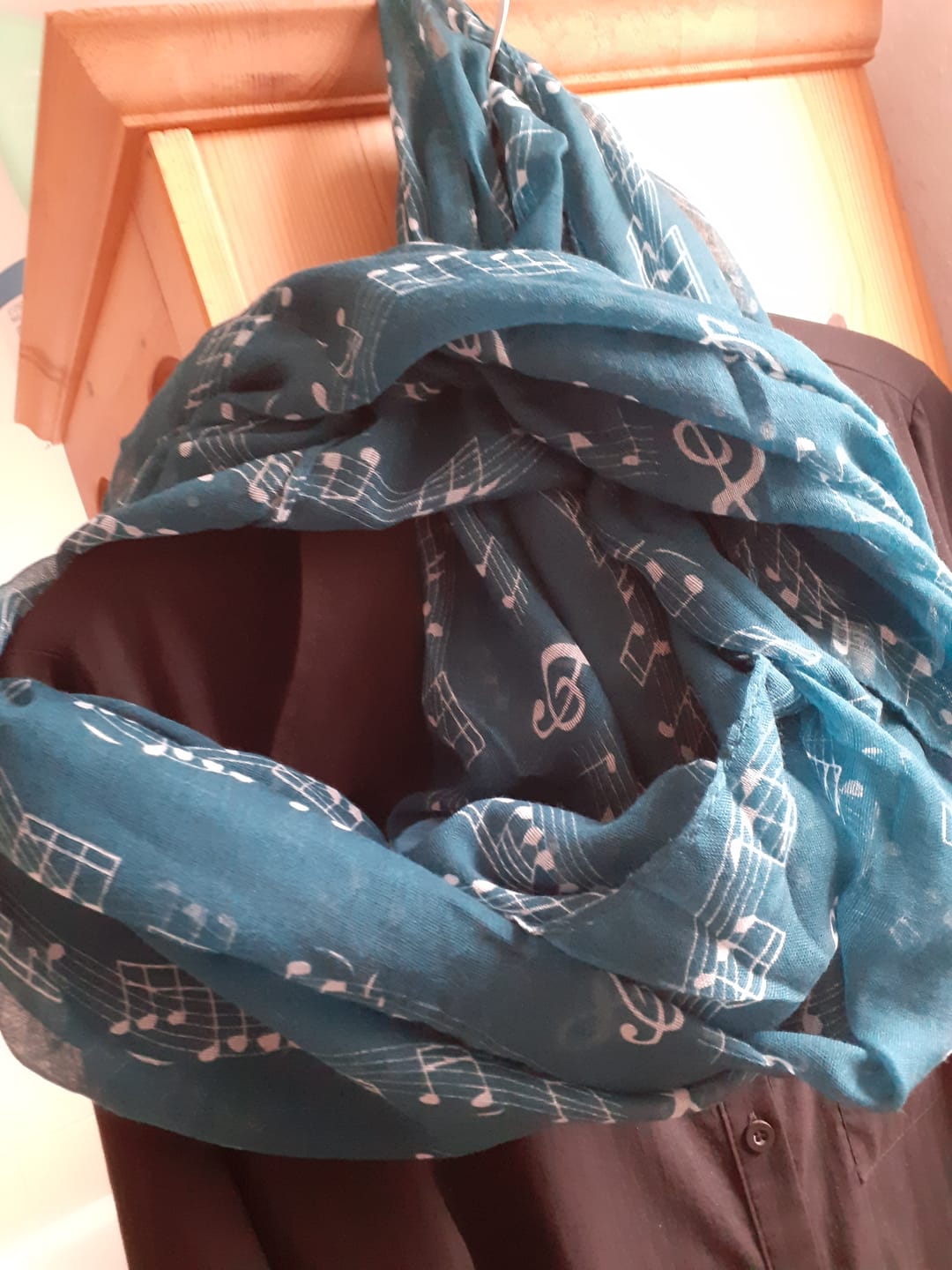 Customer photo review of Stilvolle Musiker Loop-Schals