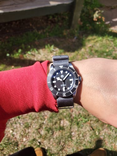 Customer photo review of Five Eye Nylon Watch Strap - Solid