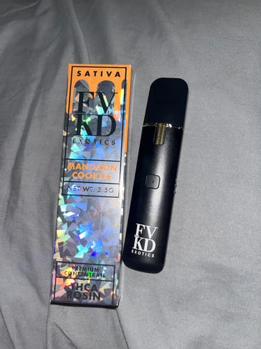 Customer photo review of FVKD EXOTICS THCA ROSIN DISPOSABLE  | 3.5g.