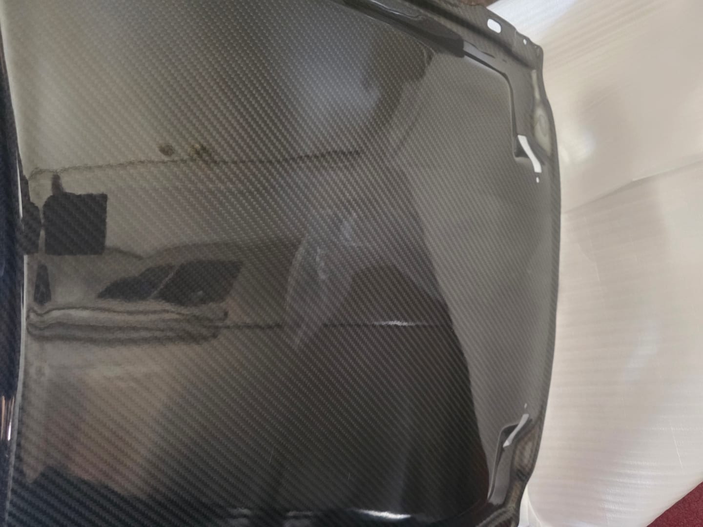 Customer photo review of 2020-23 Ford Mustang GT500 Carbon Fiber Rain Tray Cover