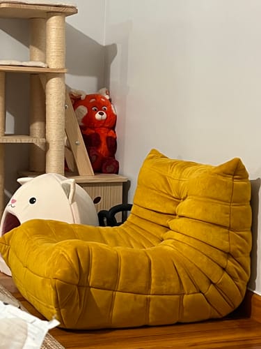 Customer photo review of Kids Chillax Lounger Sofa Chair