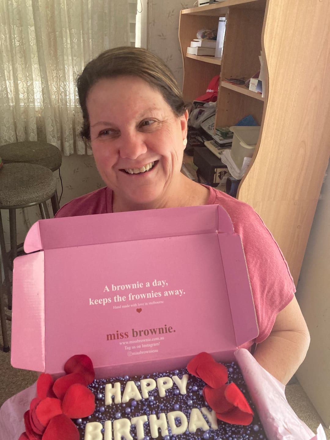Customer photo review of Custom D!ck Brownie