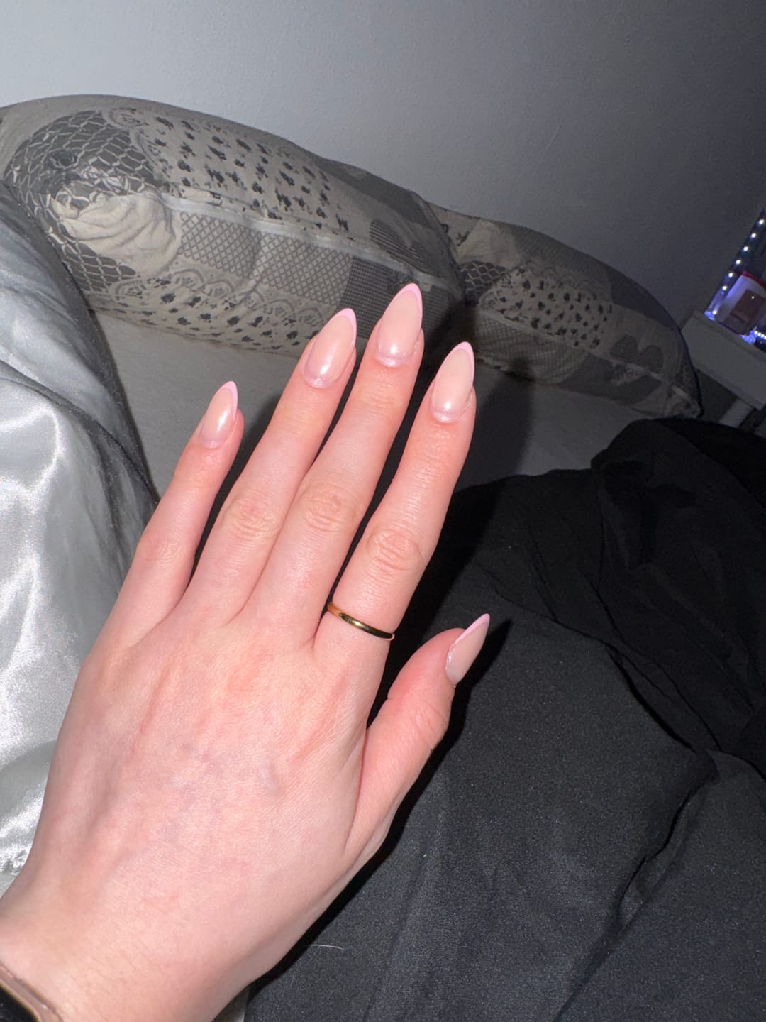 Customer photo review of Thin Lena Ring | 18K vergoldet
