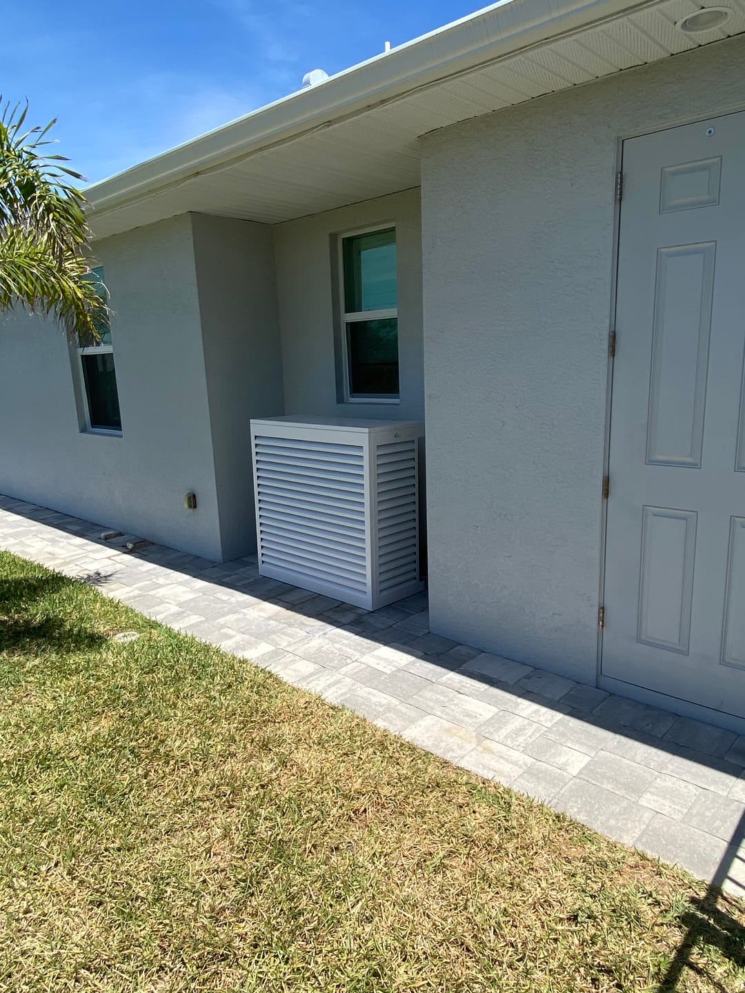Customer photo review of Mini-Split AC Cover - White