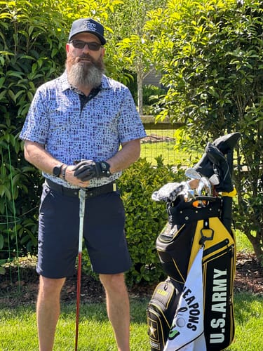 Customer photo review of Glory Days Apparel - Transfusion Performance Polo