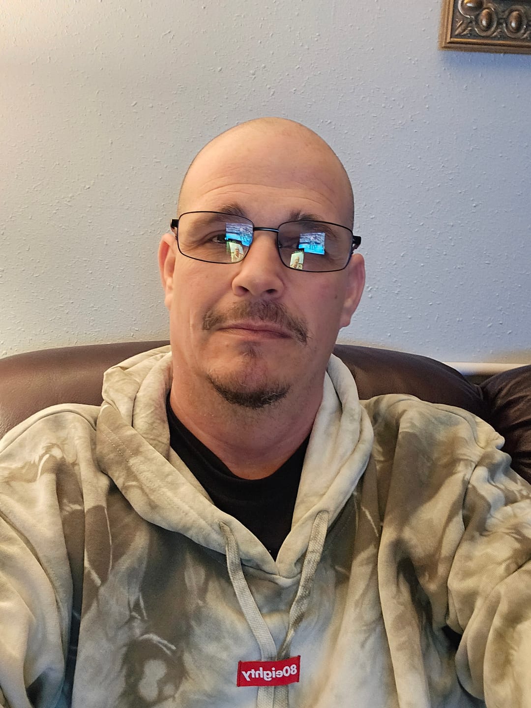 Customer photo review of 80Eighty® Tie Dye Olive Hoodie