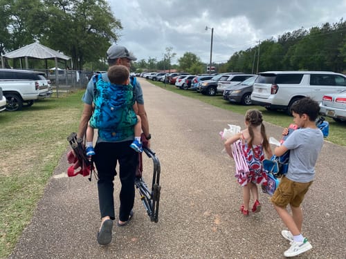 Customer photo review of Jurassic Park LennyPreschool Carrier by LennyLamb