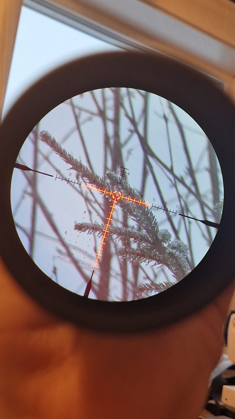 Customer photo review of Continental X6 2-12x44 MPVO Rifle Scope