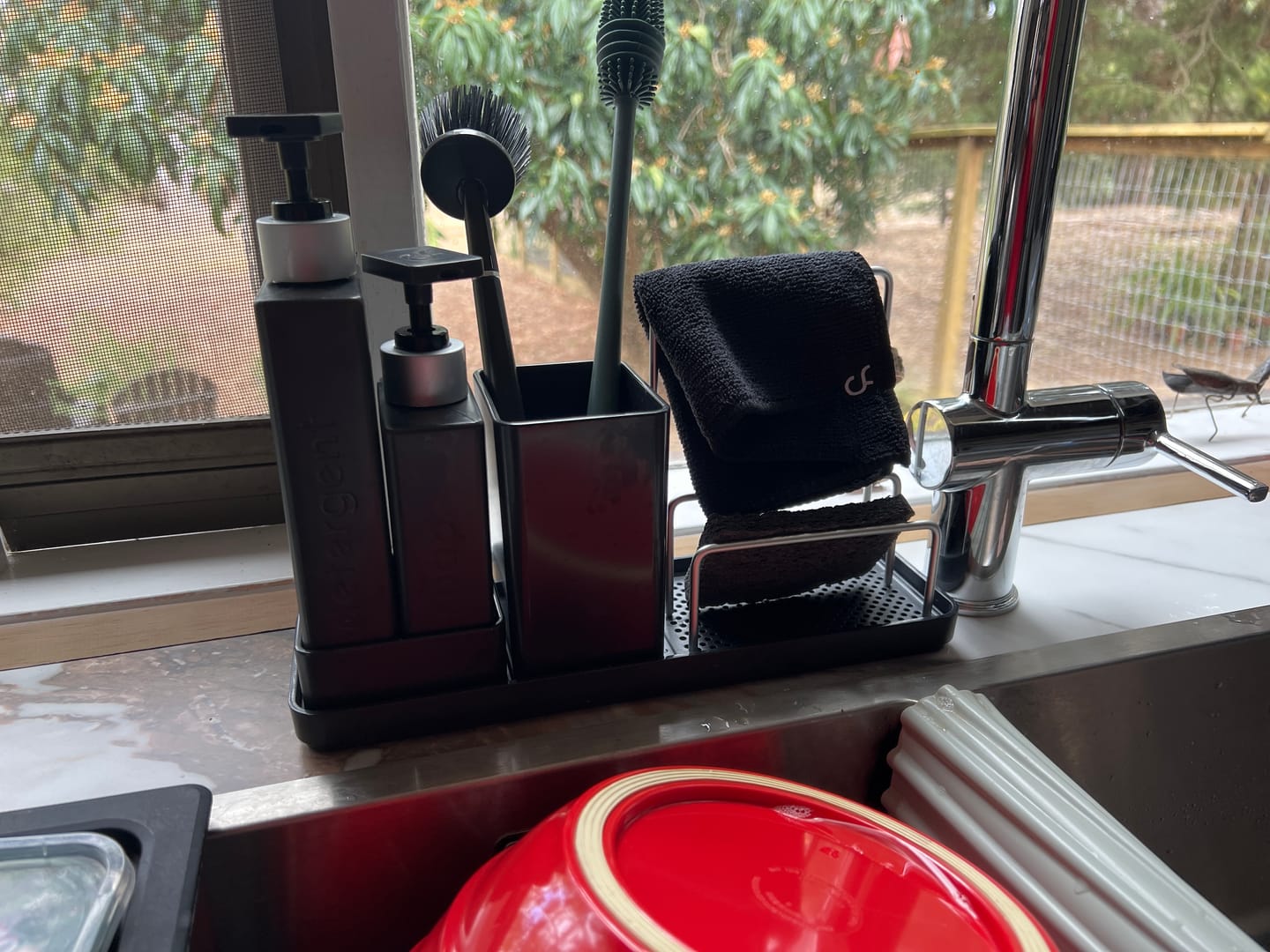 Customer photo review of Drip Deck - Premium Kitchen Sink Caddy