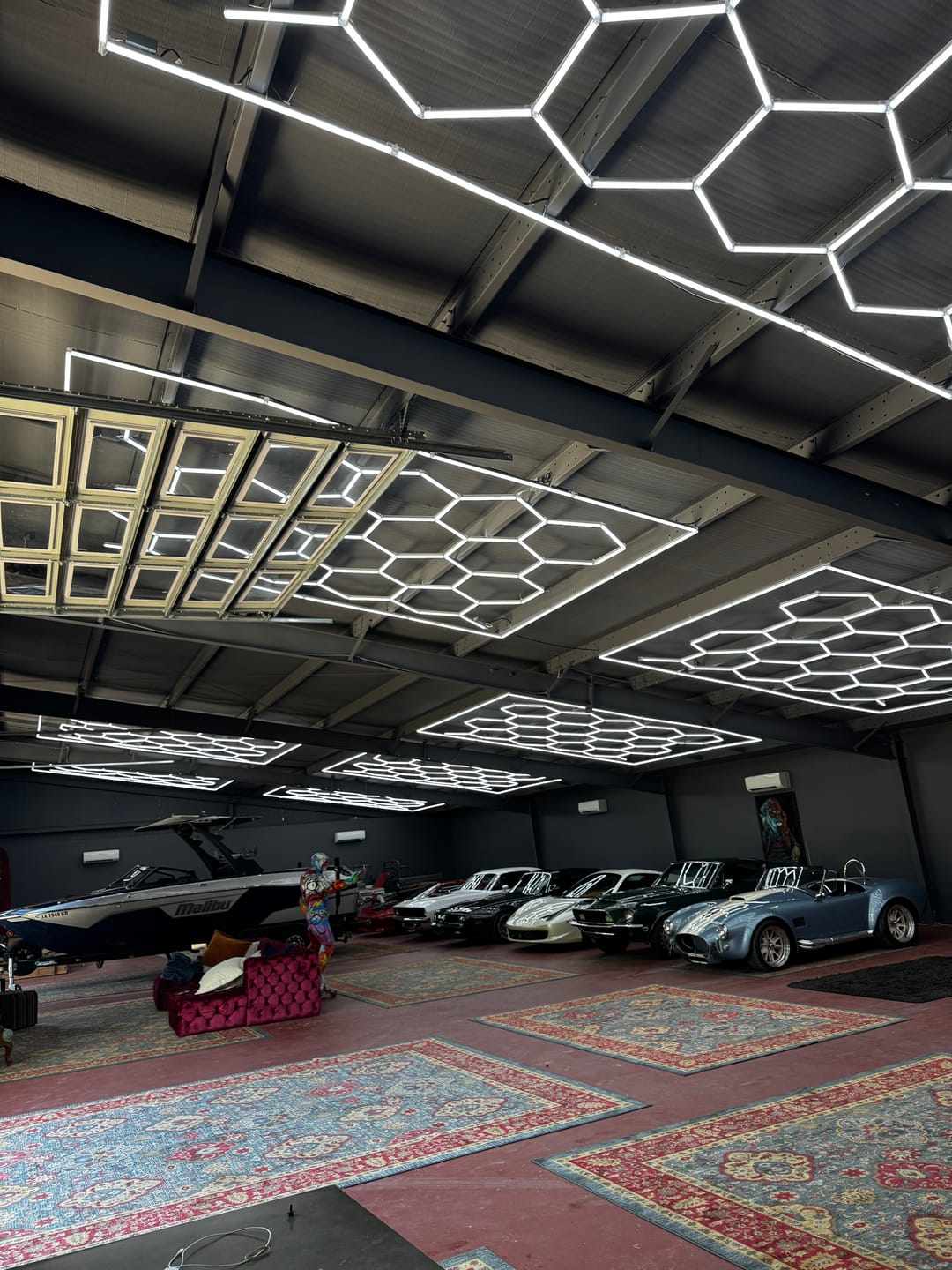 Customer photo review of Hexagon Lights Custom Order