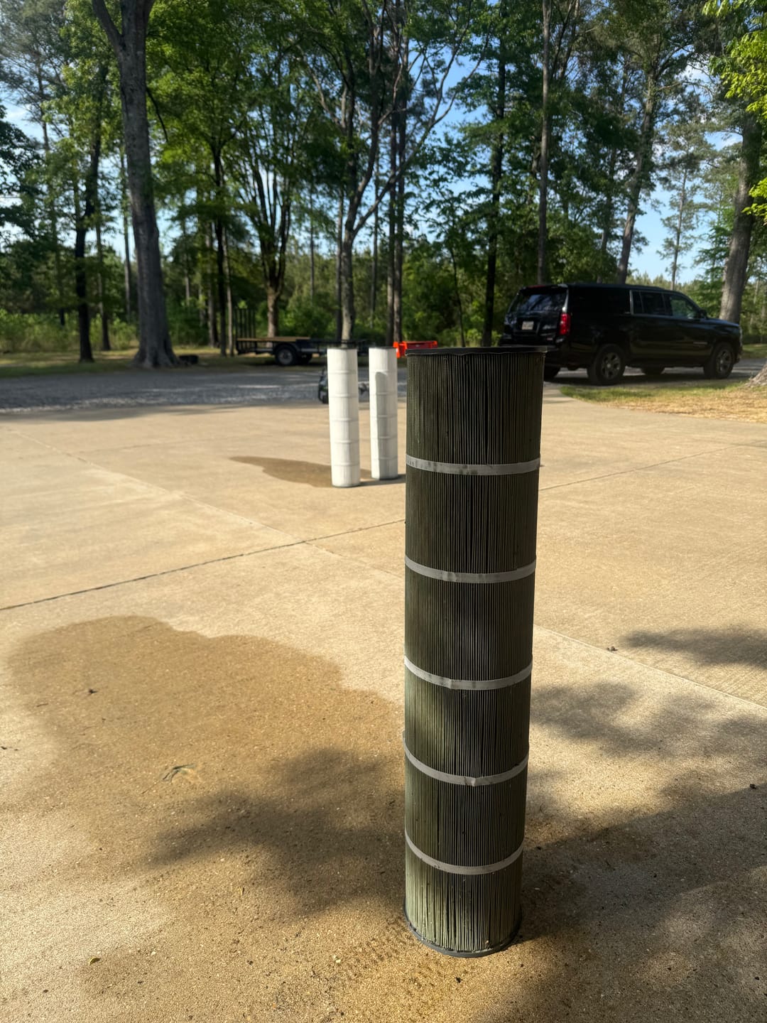Customer photo review of Cyclone Pool Filter Cleaning System