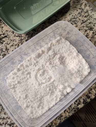 Customer photo review of Creatina 100% Pura (500g). Monohidratada e Micronizada 180 mícrons. Livre de Metais Pesados