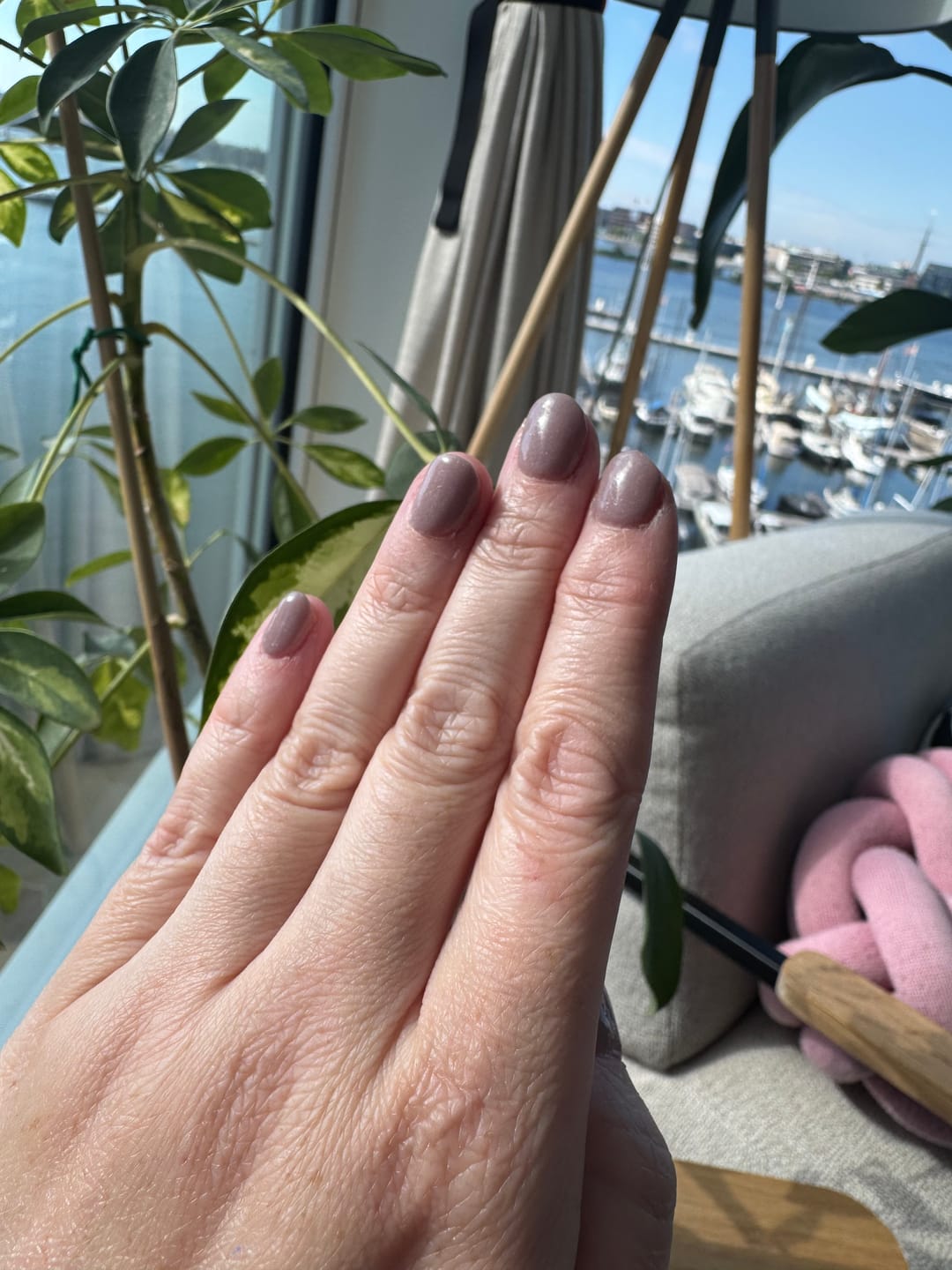 Customer photo review of Autumn Tea Gold Dipping Powder