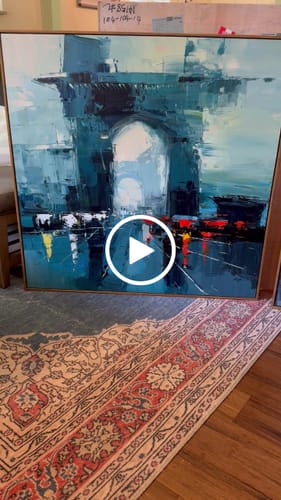 Customer review photo for Colorful Painting #CA173