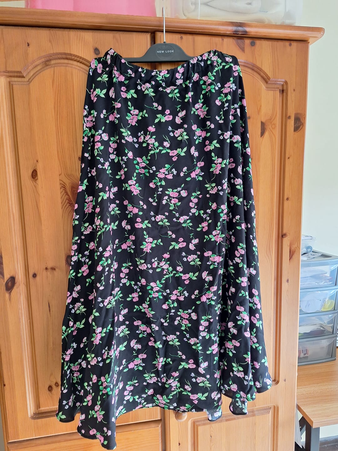 Customer photo review of All Over Blossoms Viscose Challis Fabric